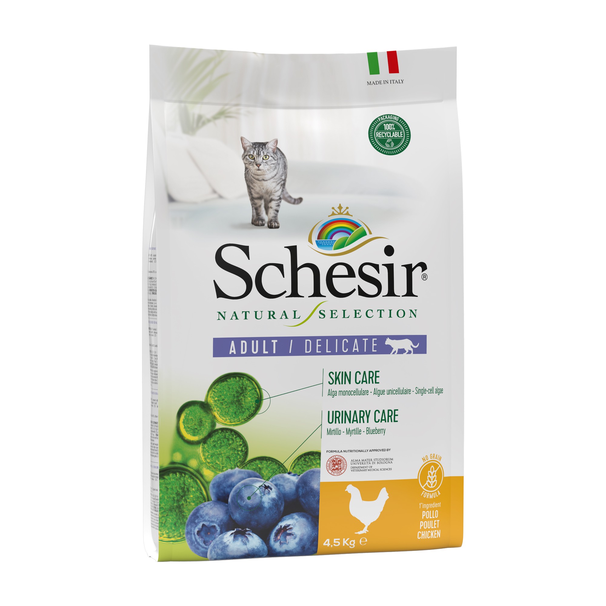 Schesir Soupe Chat Thon avec Calamar 85g - APS Choice